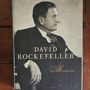 David Rockefeller Memoirs Hardcover Book with Dust Jacket Autobiography